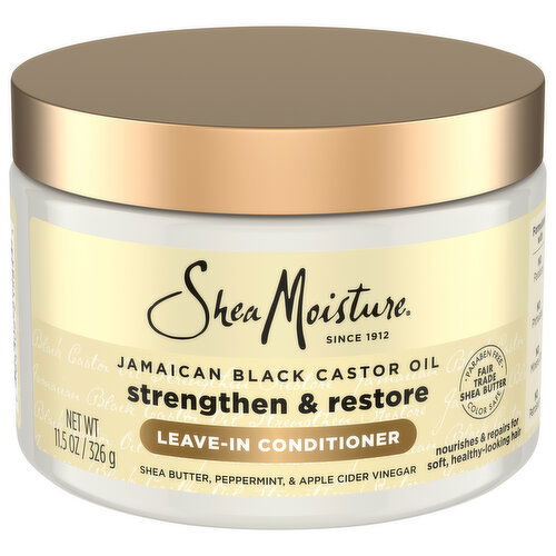 Shea Moisture Strengthen & Restore Jamaican Black Castor Oil Leave-In Conditioner - 11.5 Ounce