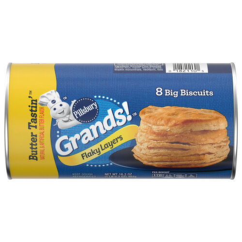 Pillsbury Biscuits, Flaky Layers, Butter Tastin'