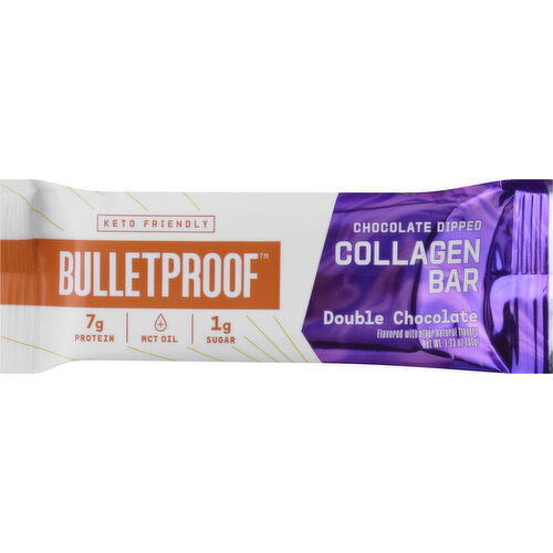 Bulletproof Collagen Bar, Double Chocolate