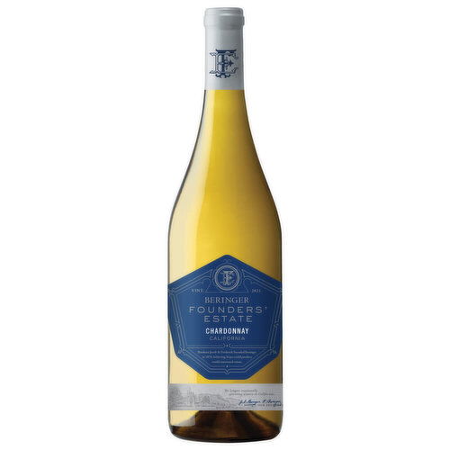 Beringer Founders' Estate Chardonnay California White Wine, 750 ml    