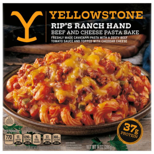 Yellowstone Rip's Ranch Hand Beef and Cheese Pasta Bake - 14 Ounce