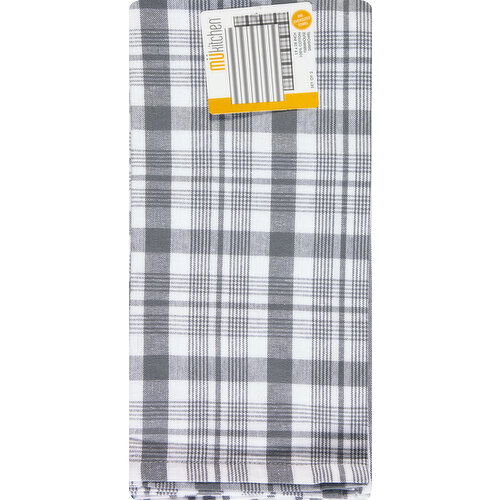 MUkitchen Dishtowel, 100% Cotton, Farmhouse, Stainless