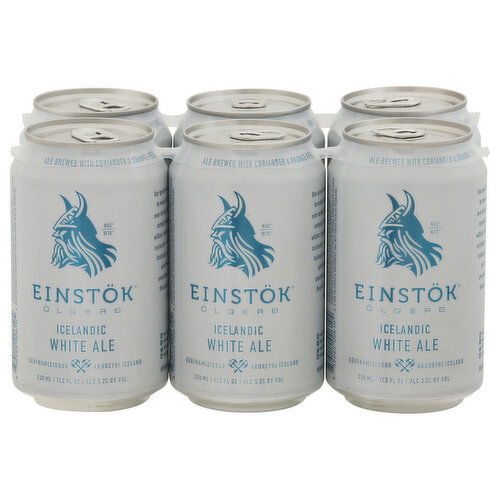 Einstok Olgerd Beer. White Ale, Icelandic - 6 Each