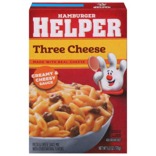 Hamburger Helper Pasta & Sauce Mix, Three Cheese