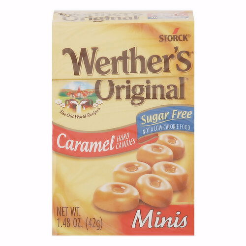 Werther's Original Hard Candies, Sugar Free, Caramel, Minis