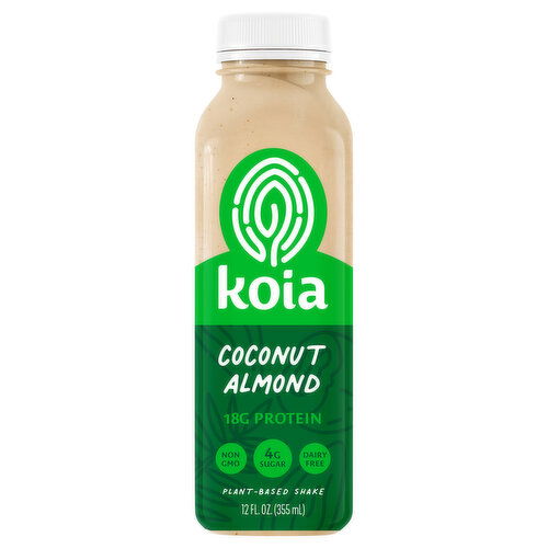 Koia Shake, Plant-Based, Coconut Almond