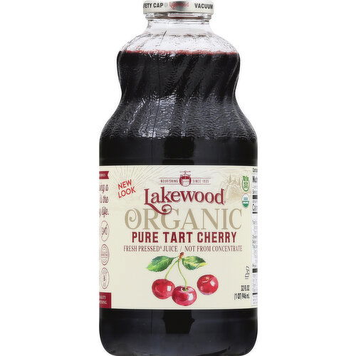 Lakewood Pressed Juice, Organic, Pure Tart Cherry