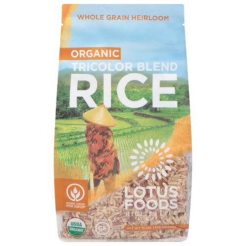 Lotus Foods Rice, Organic, Tricolor Blend