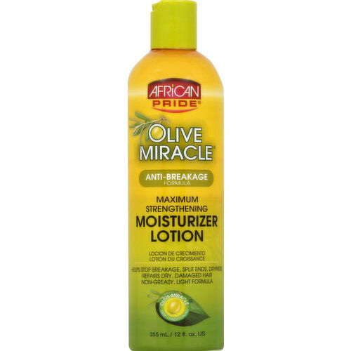 African Pride Moisturizer Lotion, Maximum Strengthening