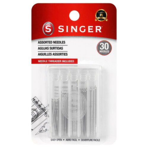Singer Assorted Needles - 30 Each