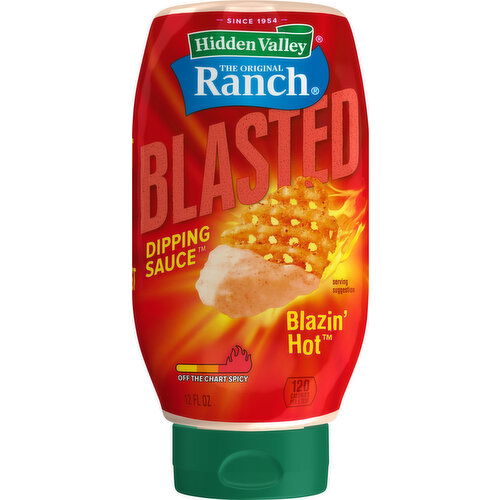 Hidden Valley Dipping Sauce, Blasted, Blazin' Hot, Ranch