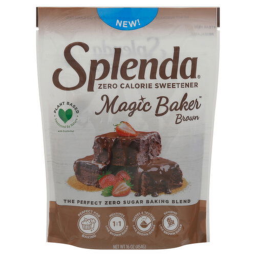 Splenda Sweetener, Zero Calorie, Brown