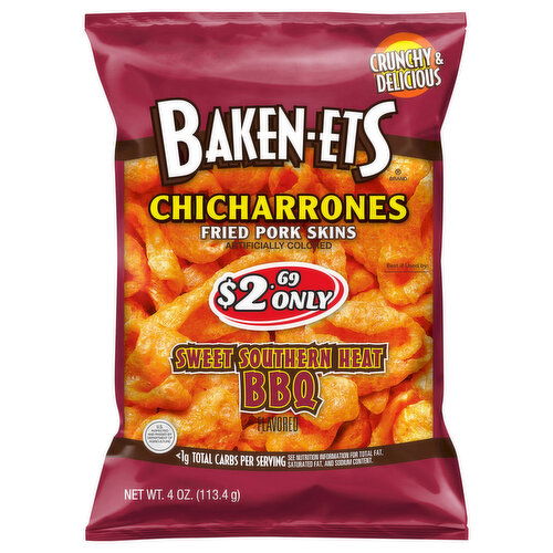 Baken-Ets Chicharrones, Sweet Southern Heat BBQ