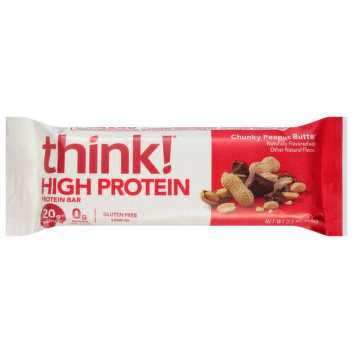 Think! High Protein Bar, Chunky Peanut Butter