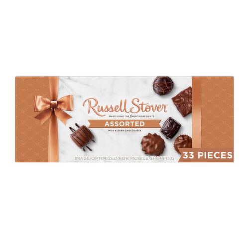 Russell Stover Milk & Dark Chocolates, Assorted