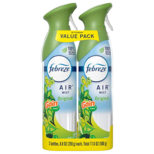 Febreze Air Freshener, Gain Scent, Value Pack