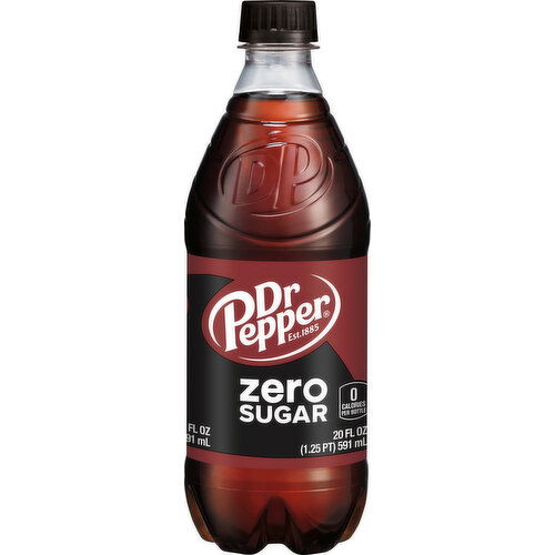 Dr Pepper Soda, Zero Sugar