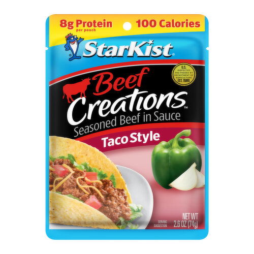 StarKist Seasoned Beef, in Sauce, Taco Style