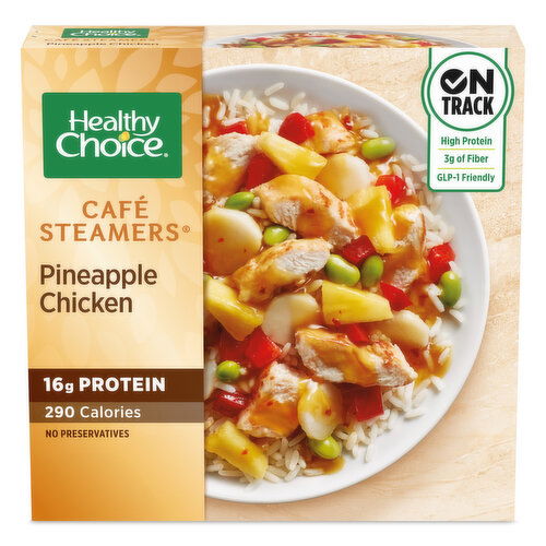 Healthy Choice Café Steamers Pineapple Chicken Frozen Meal