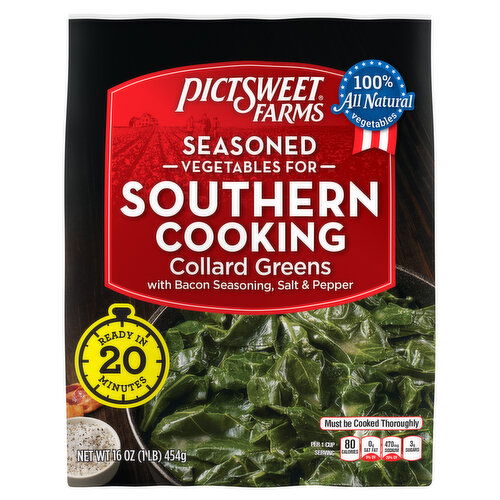 Pictsweet Farms Seasoned Vegetables for Southern Cooking Collard Greens