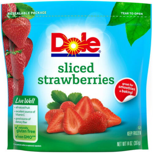 Dole Sliced Frozen Strawberries