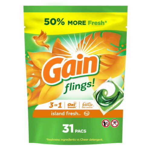 Gain Flings Laundry Detergent, Spring Daydream Scent