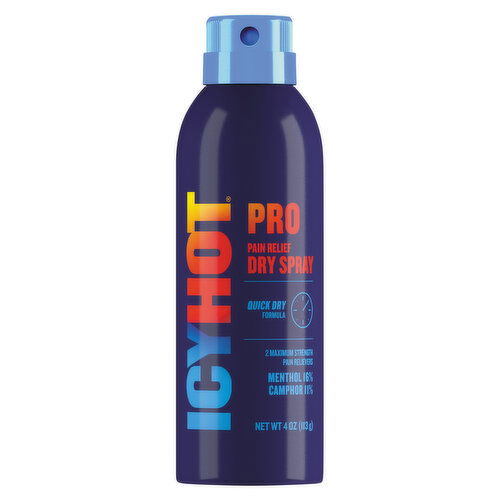 Icy Hot Pain Relief, Dry Spray