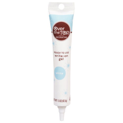 Over the Top Write-On Gel, White