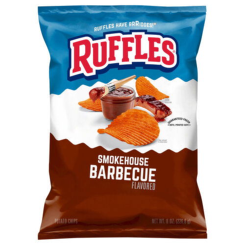 Ruffles Smokehouse BBQ Potato Chips