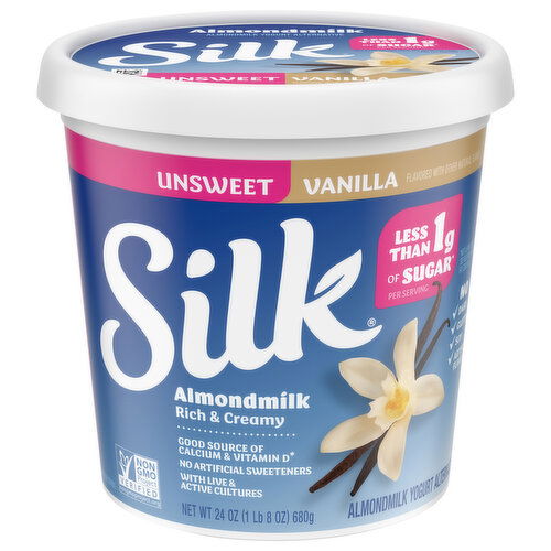 Silk Yogurt Alternative, Almondmilk, Vanilla, Unsweet