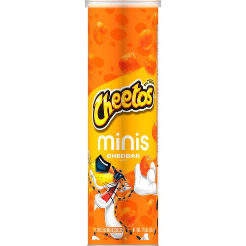 Cheetos Cheese Flavored Snacks, Cheddar, Minis