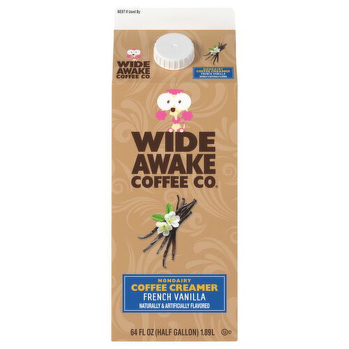 Wide Awake Coffee Co. Coffee Creamer, Nondairy, French Vanilla