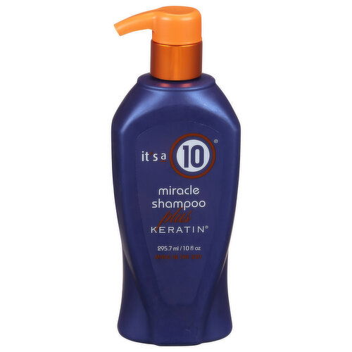 It's a 10 Miracle Shampoo, Plus Keratin