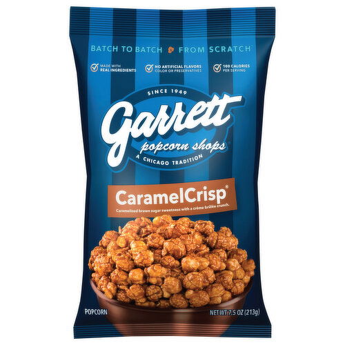Garrett Popcorn Shops Popcorn, CaramelCrisp - 7.5 Ounce