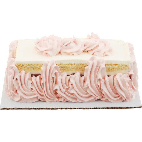 Fresh Strawberry Bar Cake