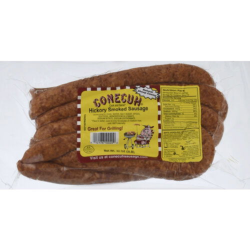 Conecuh Smoked Sausage, Hickory - 32 Ounce