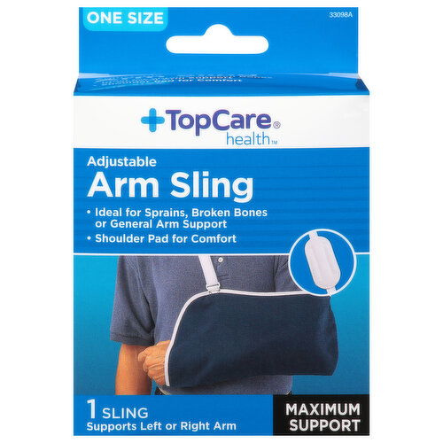 TopCare Arm Sling, Maximum Support, Adjustable, One Size