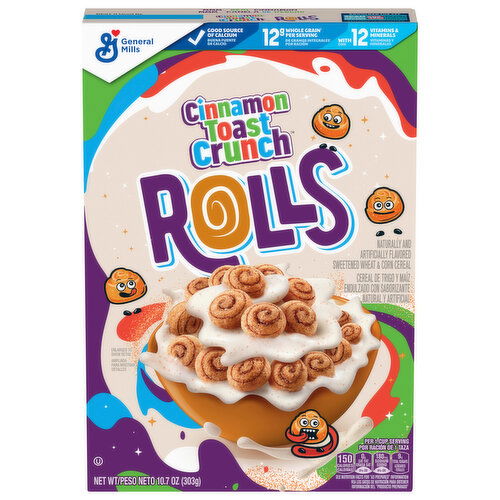 Cinnamon Toast Crunch Cereal, Rolls