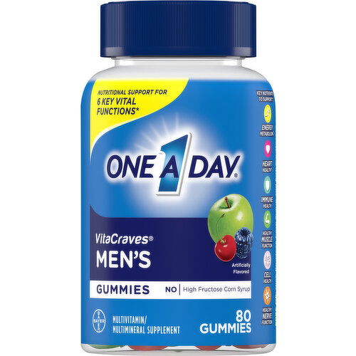 One A Day Multivitamin/Multimineral, Men's, Gummies