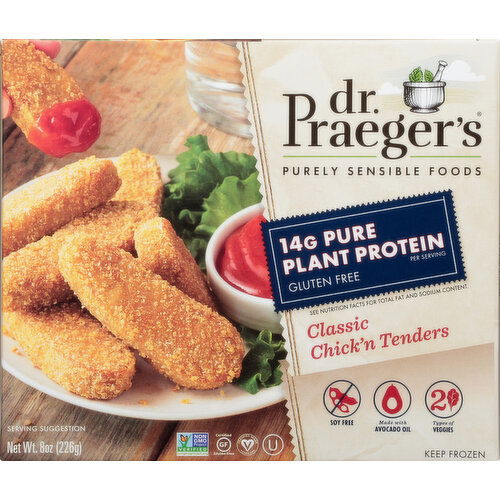 Dr Praegers Chick'n Tenders, Gluten Free, Classic