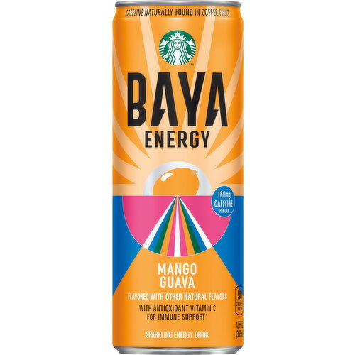 Starbucks Sparkling Energy Drink, Mango Guava