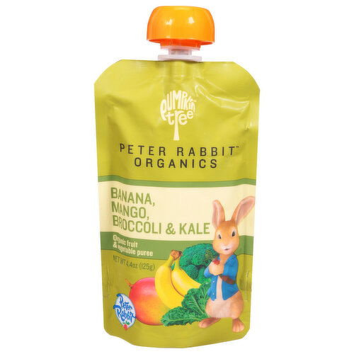 Pumpkin Tree Fruit & Vegetable Puree, Organic, Banana, Mango, Broccoli & Kale