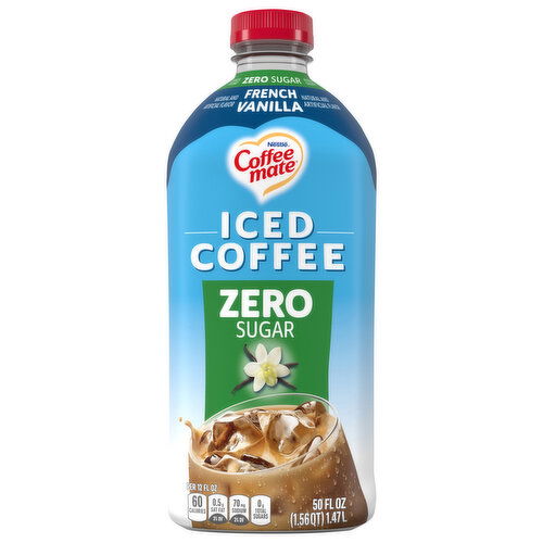 Coffee-Mate Iced Coffee, Zero Sugar, French Vanilla