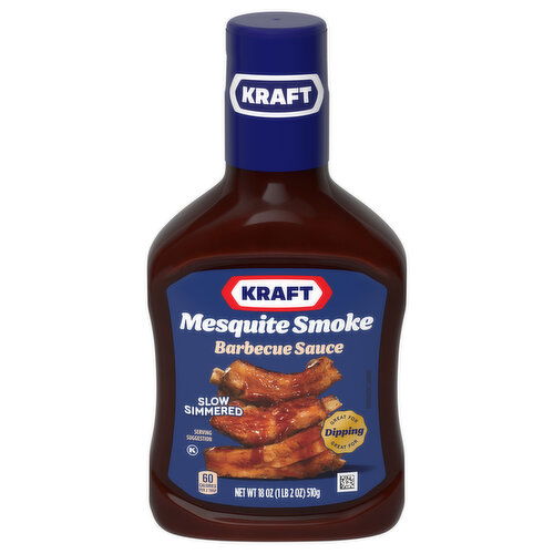 Kraft Barbecue Sauce, Slow Simmered, Mesquite Smoke