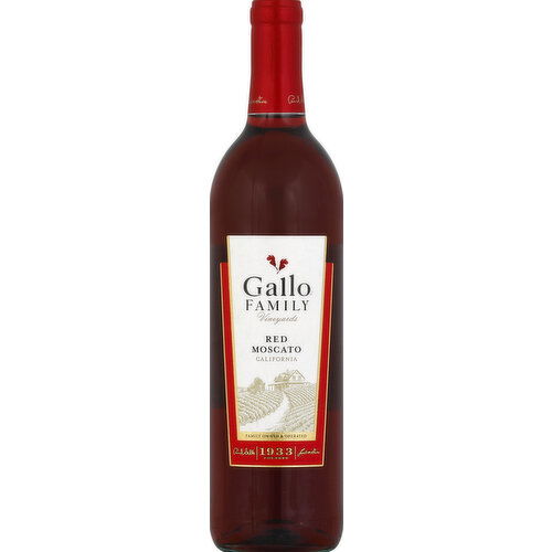 Gallo Family Vineyards Red Moscato Red Wine 750ml