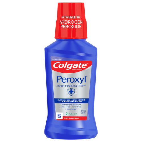 Colgate Peroxyl Mouth Sore Rinse, Mild Mint