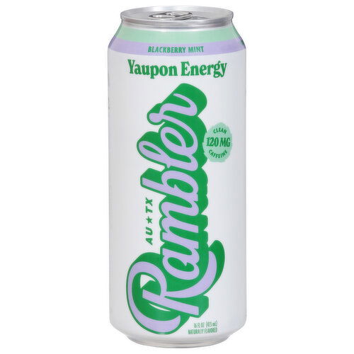 Rambler Yaupon Energy, Blackberry Mint