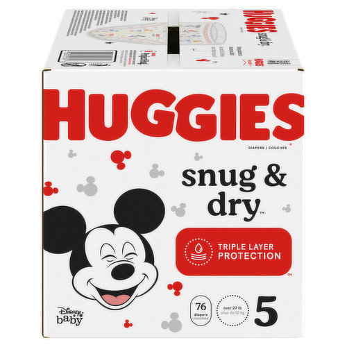 Huggies Diaper, Disney Baby, 5 (Over 27 lb)