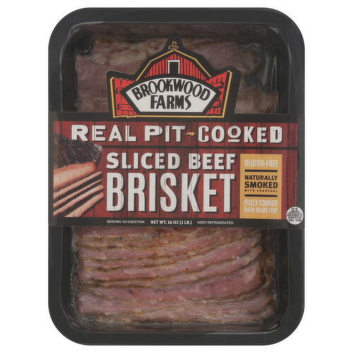 Brookwood Farms Beef Brisket, Sliced