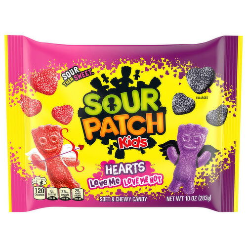 Sour Patch Kids Candy, Soft & Chewy, Hearts